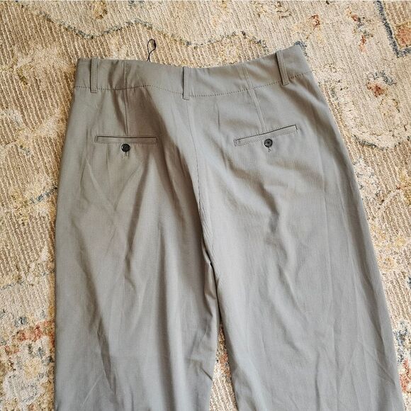 NWOT Zara Khaki Color Flat Front Dress Pants Size XL, Waist 18", Inseam 32 - Picture 2 of 6